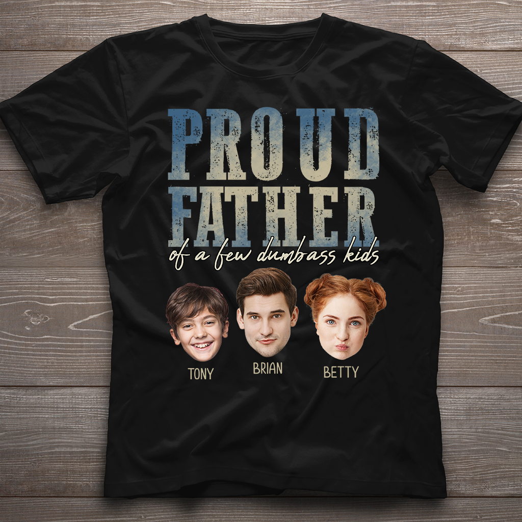 Stolzer Vater und Mutter einiger Dummköpfe – Personalisiertes Vater-T-Shirt und Hoodie