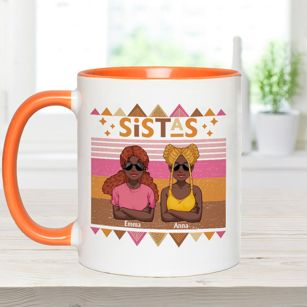 Black Girl Magic - Personalized African American Accent Mug
