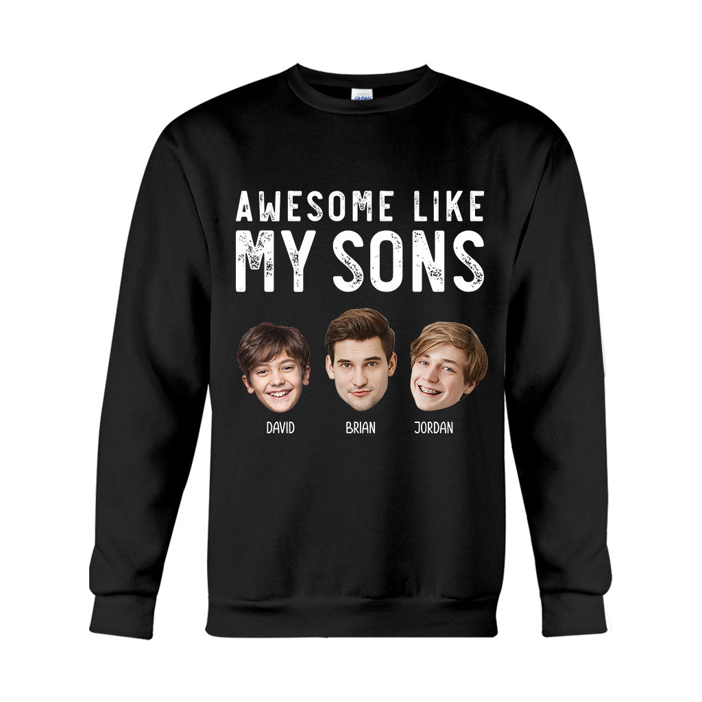 So großartig wie meine Kinder – personalisiertes Vater-T-Shirt und Hoodie