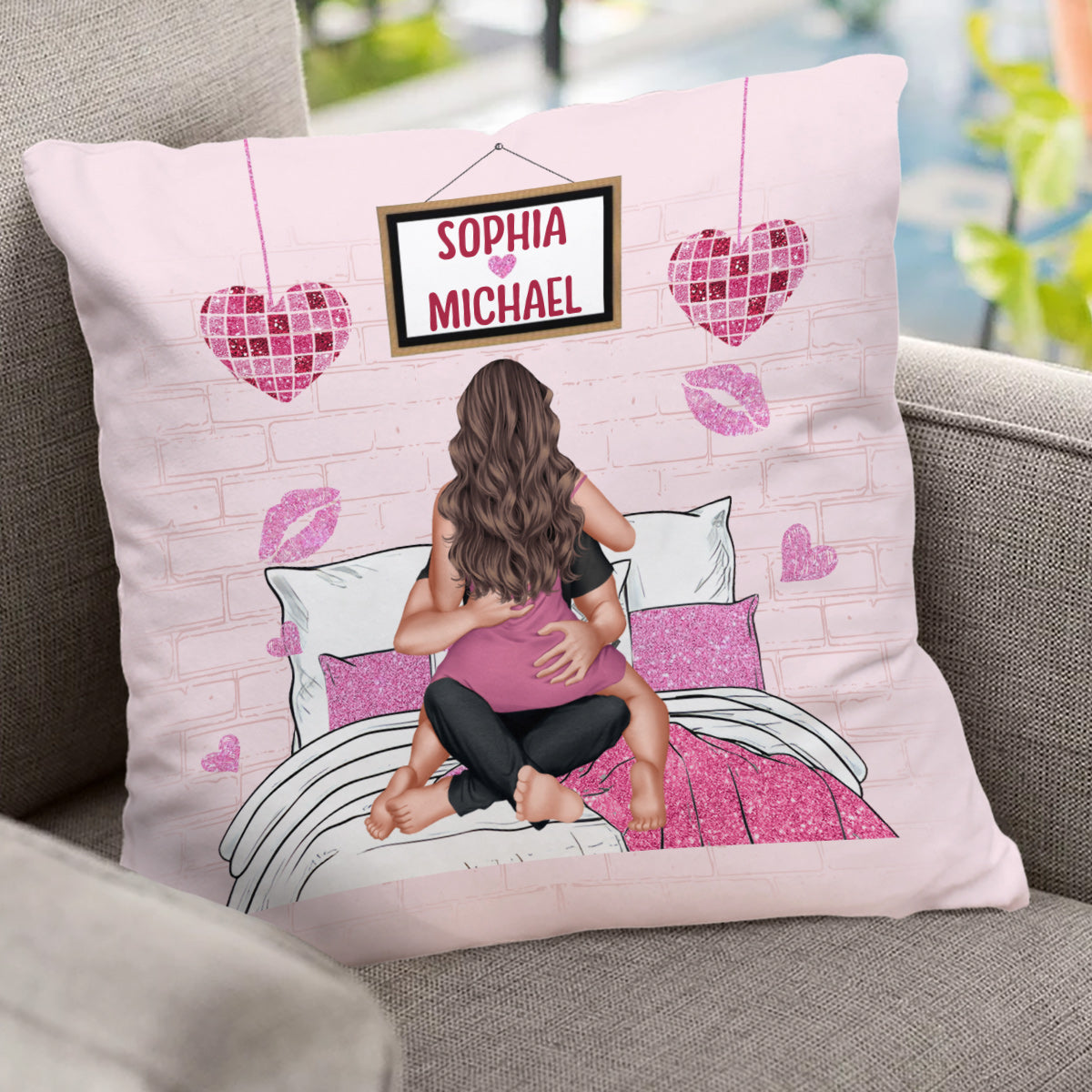 In My Lover Era – Personalisiertes Pärchenkissen
