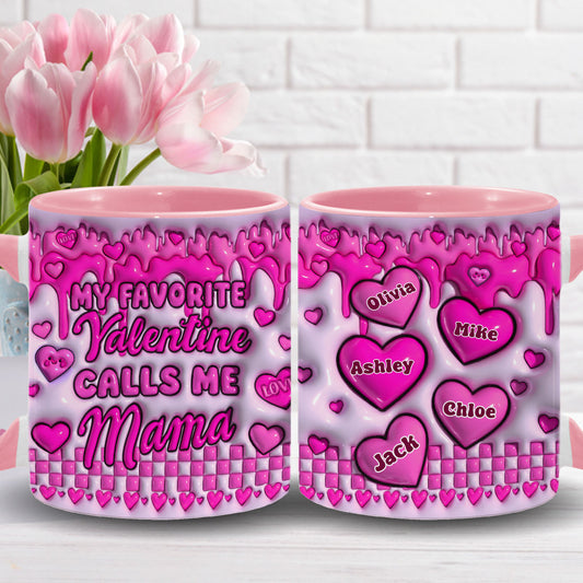 Mein Valentin nennt mich Mama – Personalisierte Tasse mit Mutter-Akzent