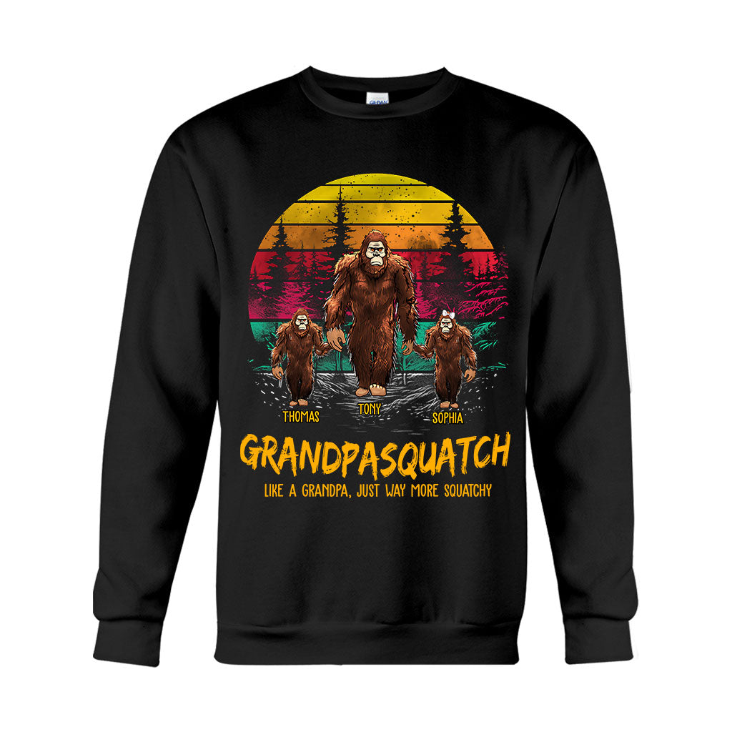 Papasquatch – Personalisiertes Vater-T-Shirt und Hoodie