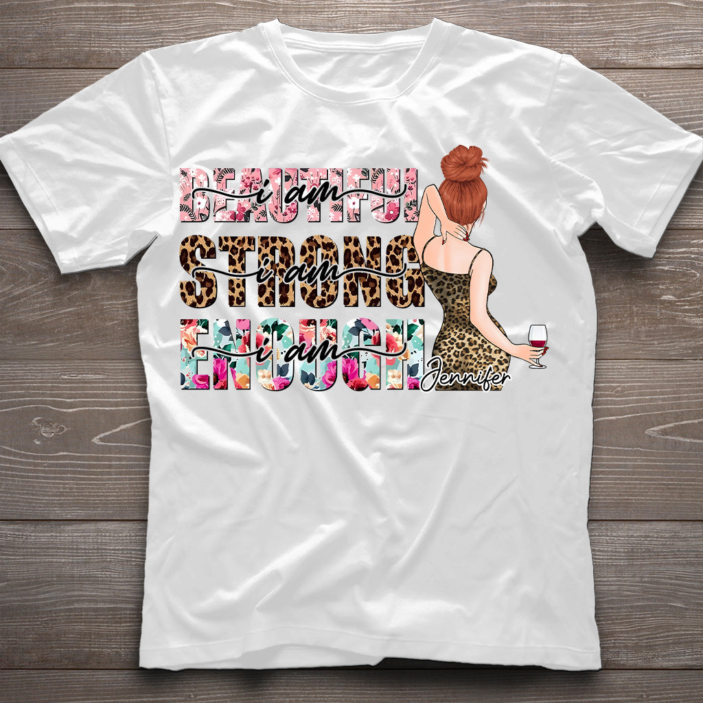 Positive Affirmationen zur Selbstliebe – Personalisiertes T-Shirt und Hoodie