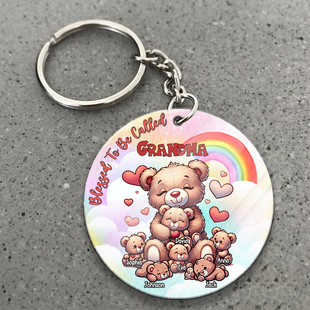 Geschenk für Oma und Mama – Personalisierter Oma-Schlüsselanhänger