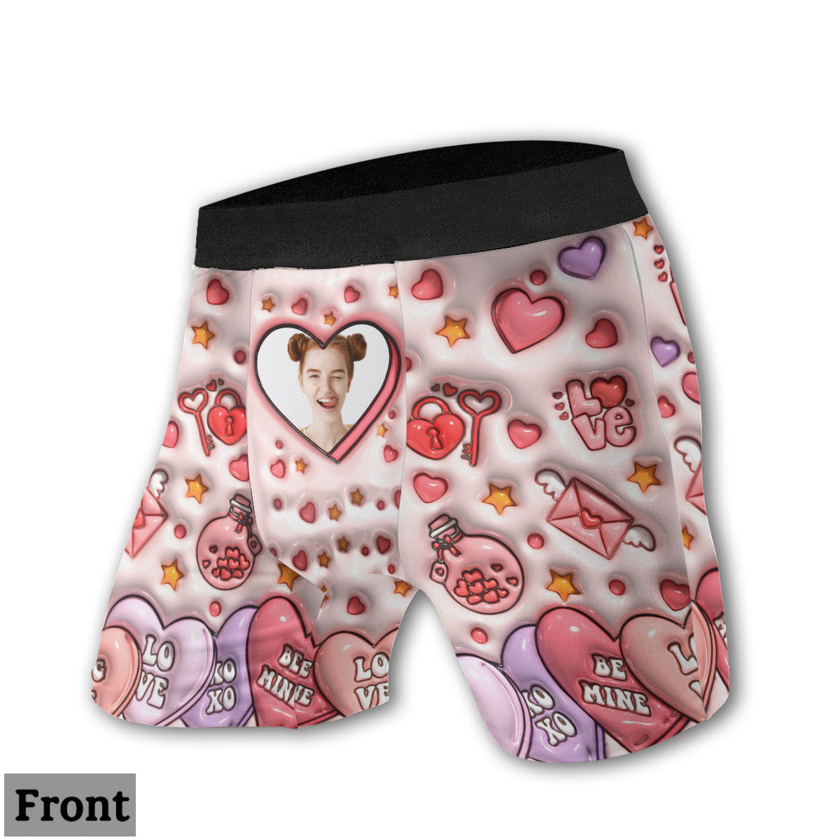 Touch My Butt – Personalisierte Slips für Paare (Damen) & Boxershorts für Herren