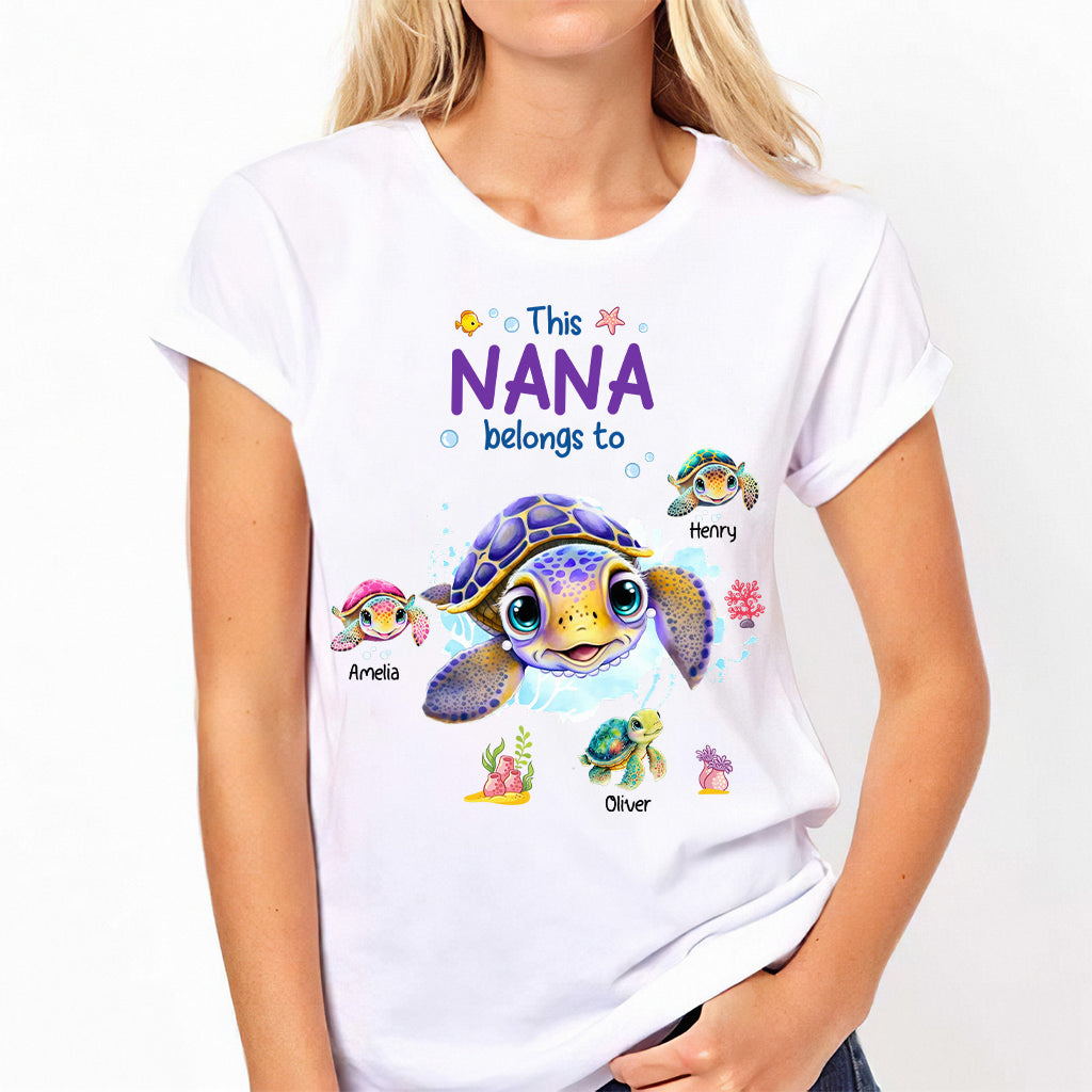 Dieses Oma-Shirt gehört zu – personalisiertes Oma-T-Shirt und Hoodie