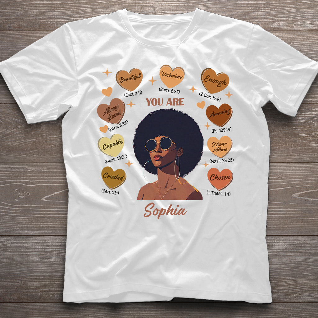 Gott sagte, du seist es – Personalisiertes T-Shirt und Hoodie für Afroamerikaner