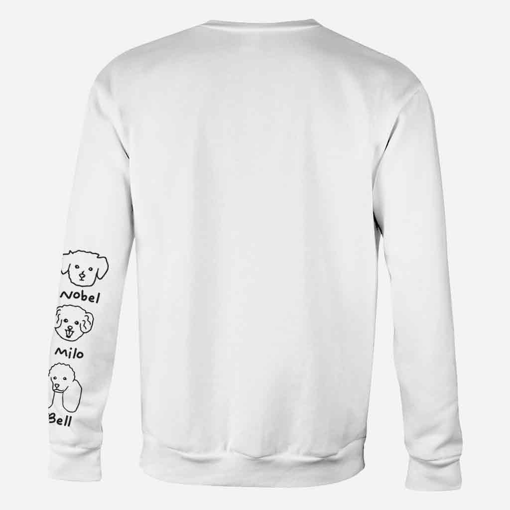 Einfach ein Mädchen, das Hunde liebt – personalisiertes T-Shirt mit Hundemotiv