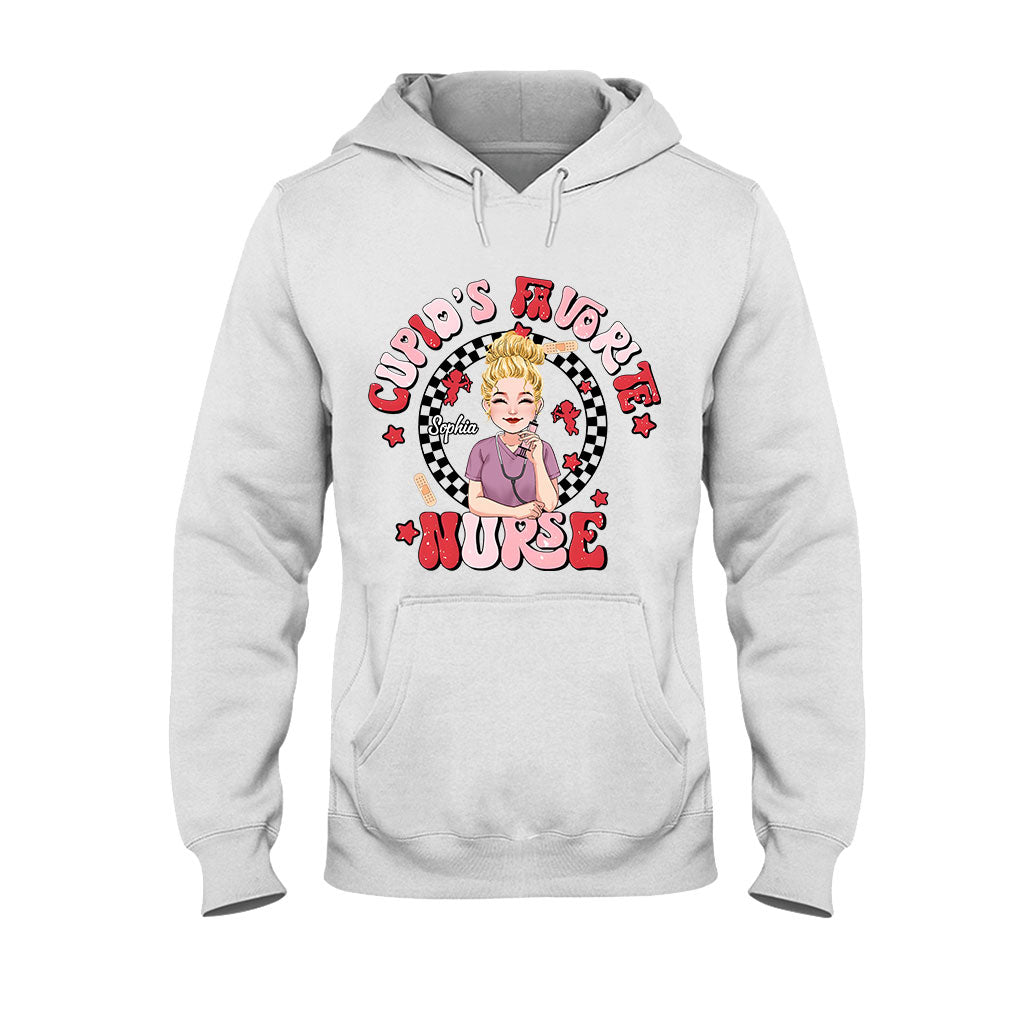 Cupid Lieblingskrankenschwester – Personalisiertes T-Shirt und Hoodie für Krankenschwestern