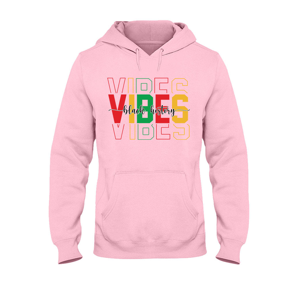 Black History Vibes - Personalized African American T-shirt And Hoodie