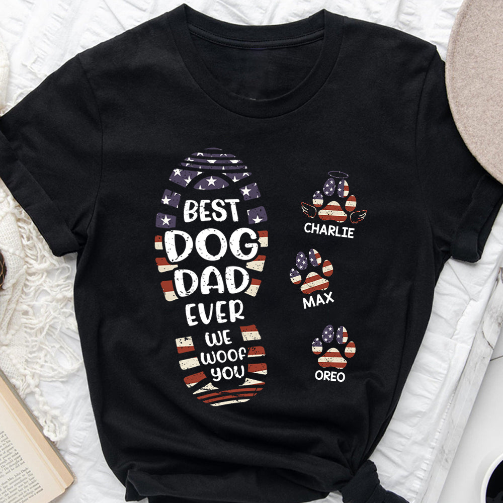 Alles Gute zum Vatertag an den besten Hunde-/Katzenpapa – personalisiertes Vater-T-Shirt und Hoodie