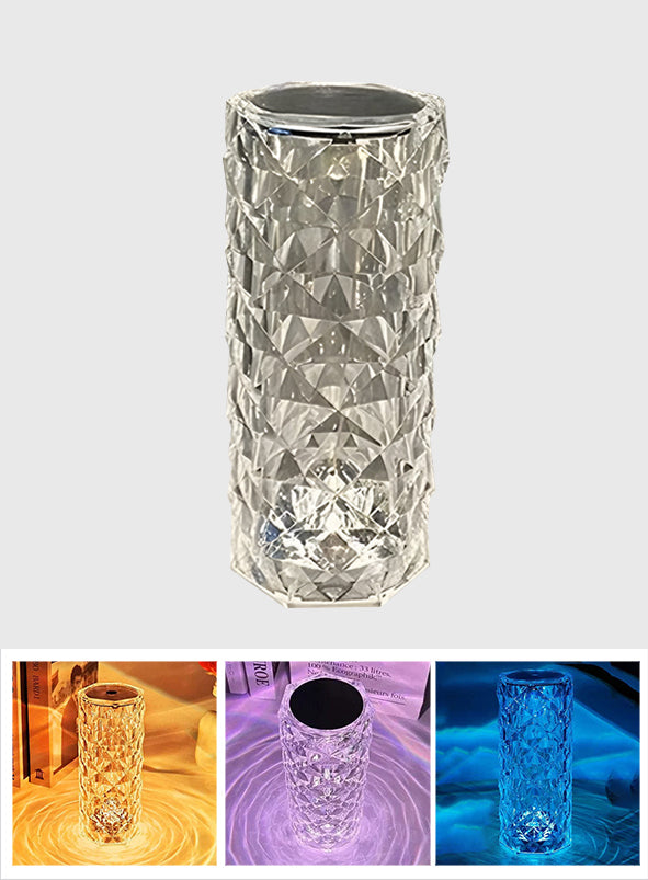 Crystal Rose Diamond Touch Lamp - Crystal Rose Diamond Touch Lamp