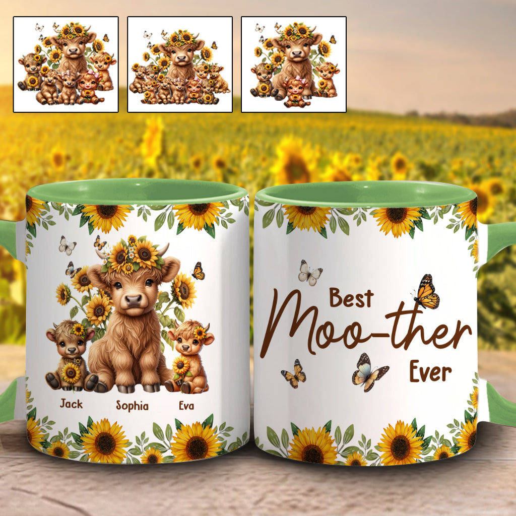 Die beste Mama aller Zeiten - Personalisierte Tasse mit Muttermotiv