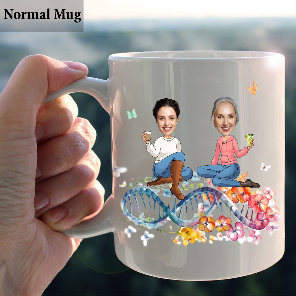 Danke für die Gene – personalisierte Muttertasse