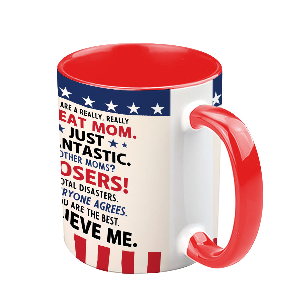 Best Mom Ever - Personalized Accent Mug
