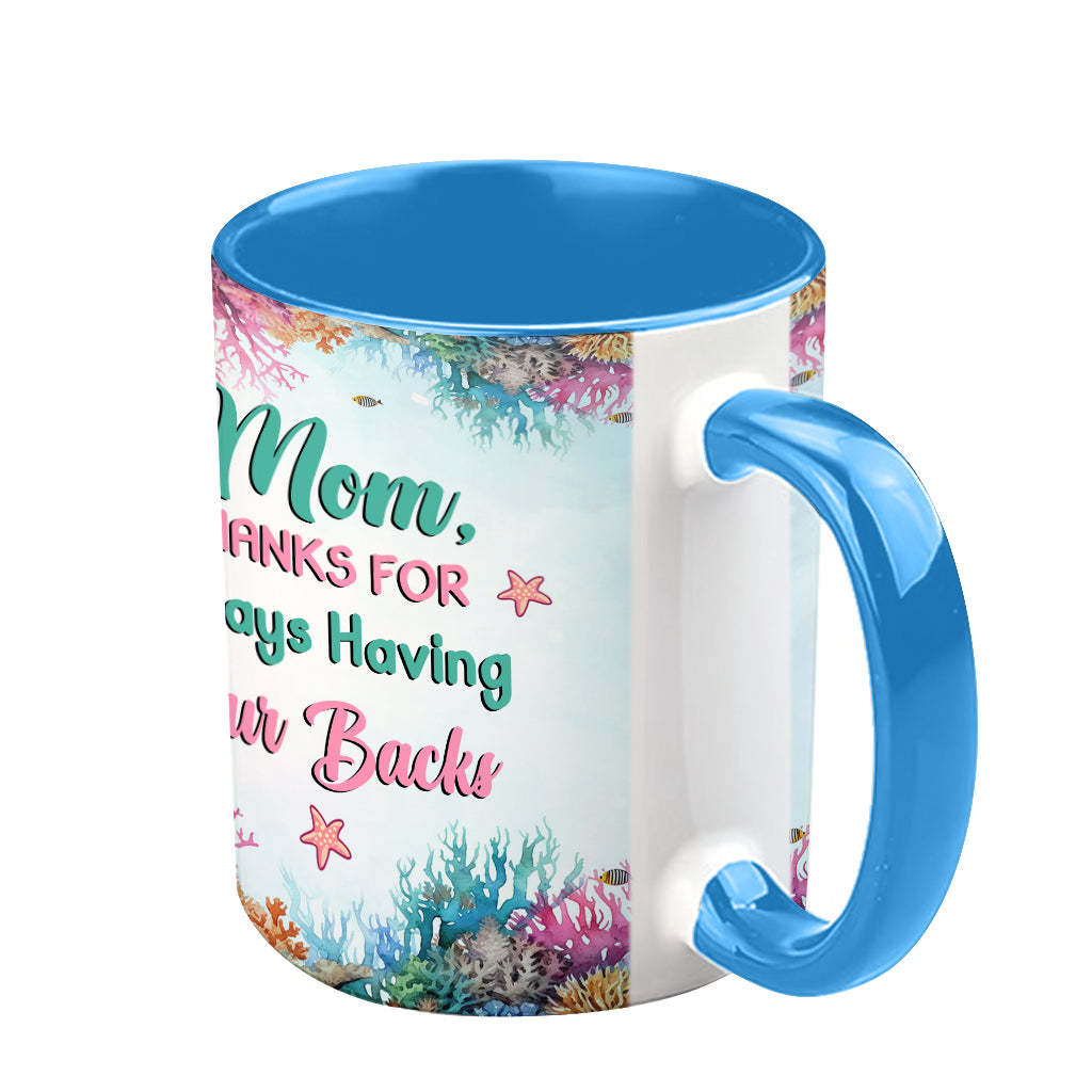 Schildkrötenmama, danke, dass du immer für uns da bist! - Personalisierte Tasse mit Schildkrötenmotiv