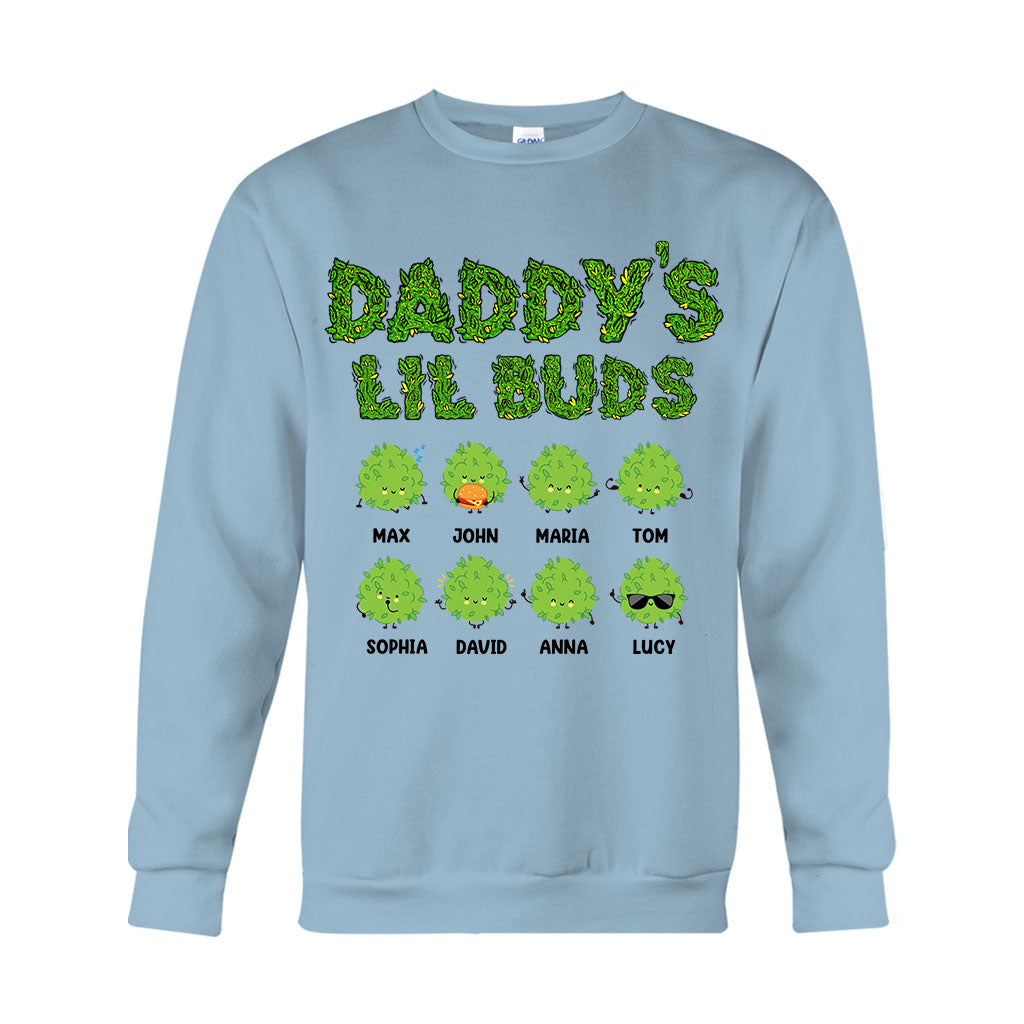 Daddy's Lil Buds – Personalisiertes Weed-T-Shirt und Hoodie