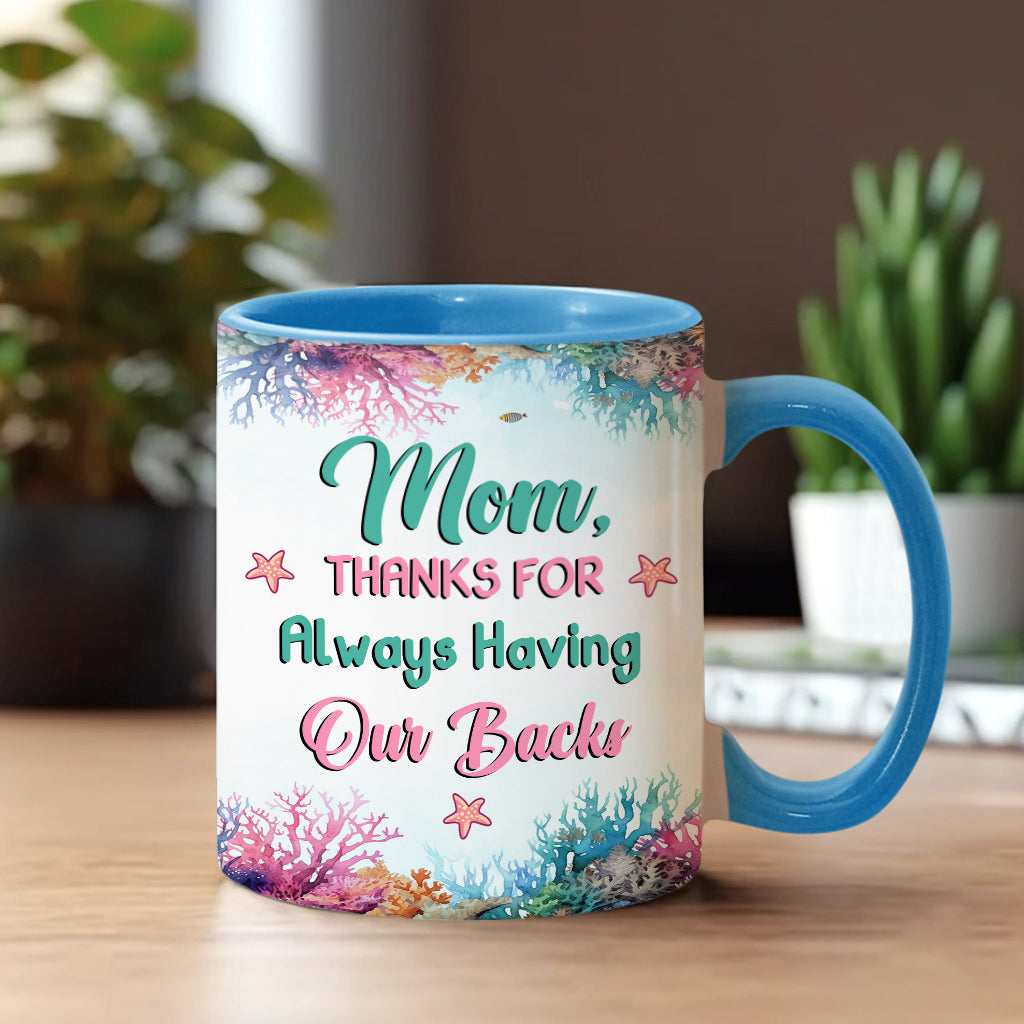 Schildkrötenmama, danke, dass du immer für uns da bist! - Personalisierte Tasse mit Schildkrötenmotiv