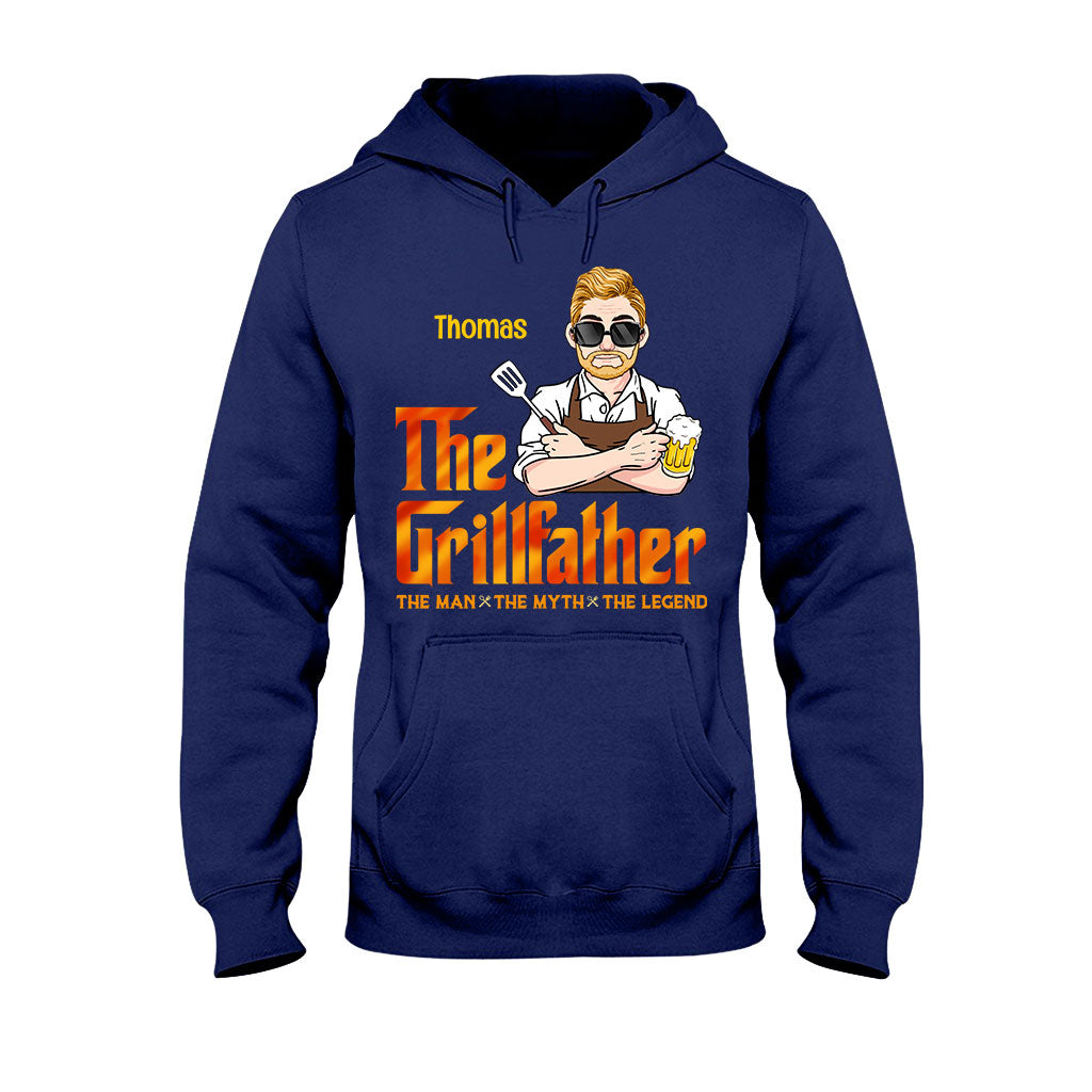 Der Grillvater – Personalisiertes Grill-T-Shirt und Hoodie