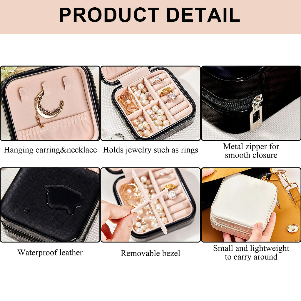 To My Mom Grandma Daughter Granddaughter Leopard - Personalized Mother Jewelry Box