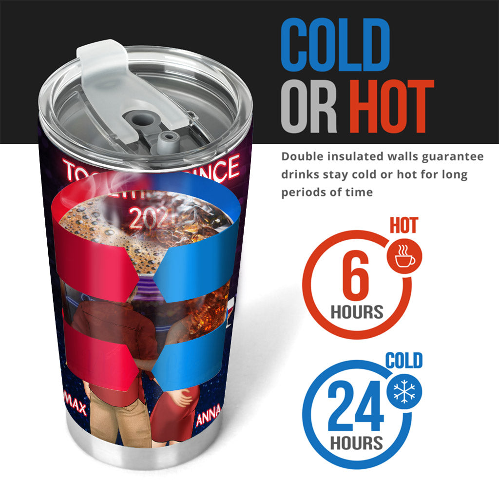 Das wird ein richtig langer One-Night-Stand – personalisierter Pärchenbecher