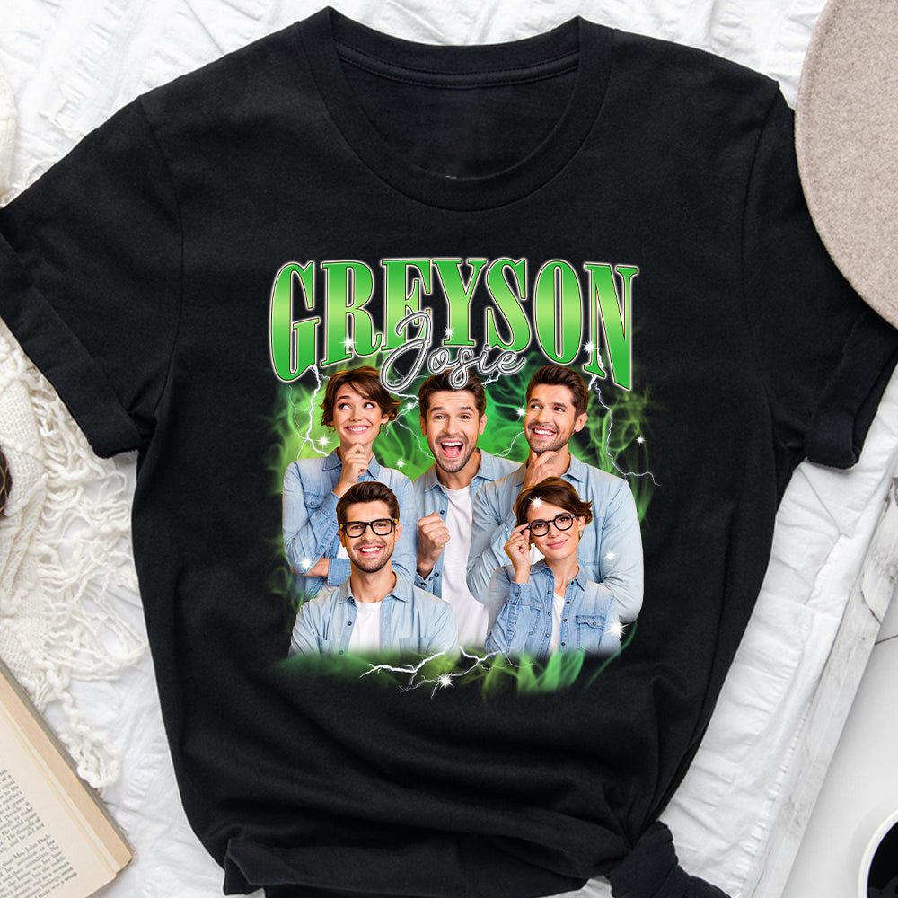 Individueller Text und Fotos – das perfekte Geschenk für jeden Anlass – personalisiertes T-Shirt und Hoodie