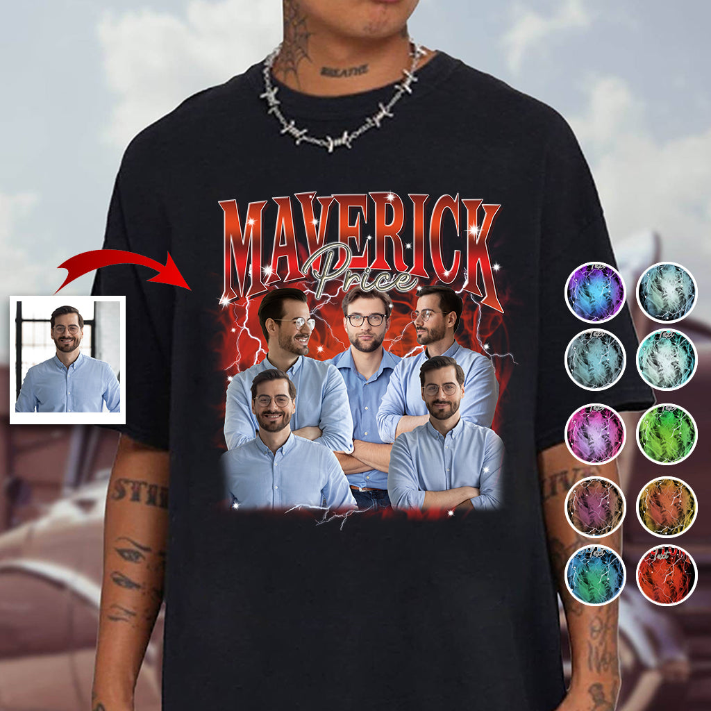 Individueller Text und Fotos – das perfekte Geschenk für jeden Anlass – personalisiertes T-Shirt und Hoodie