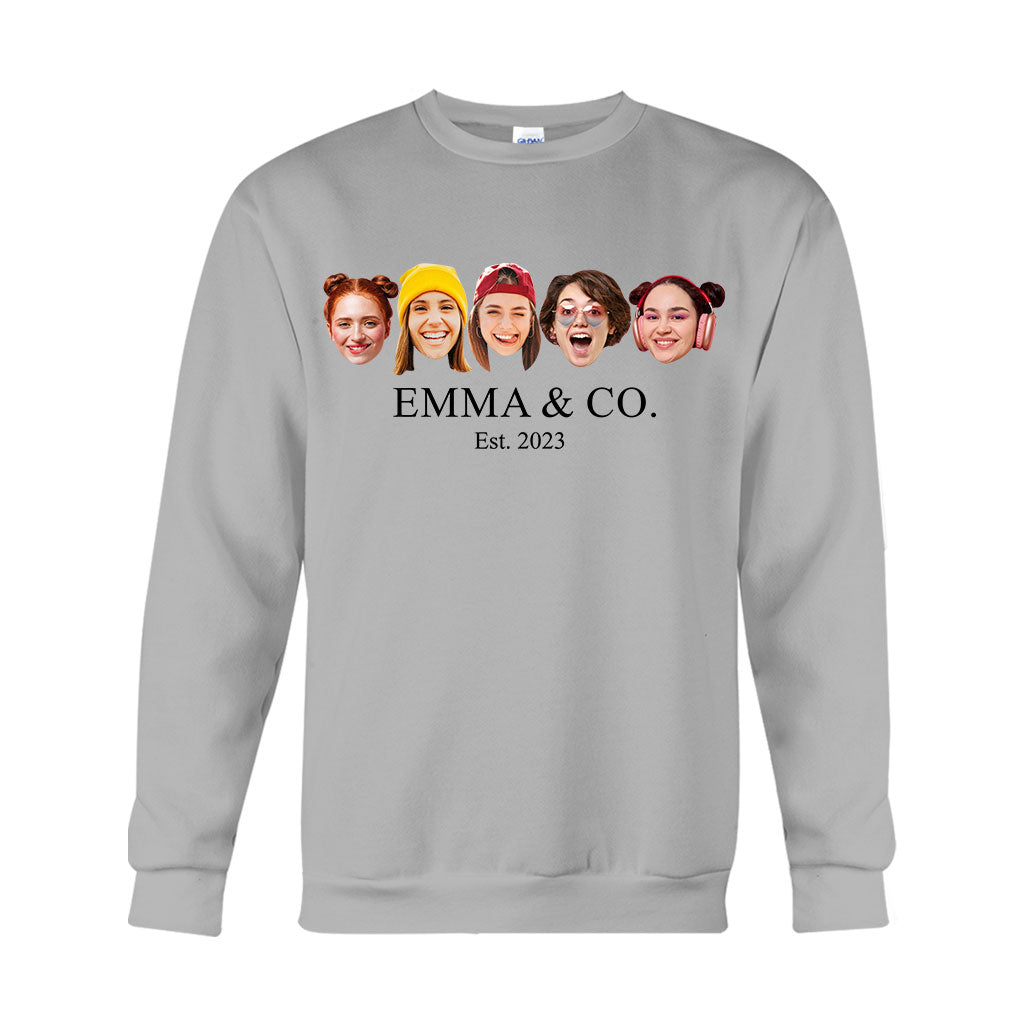 Besties & Co. Face Custom – Personalisiertes Bestie-T-Shirt und Hoodie