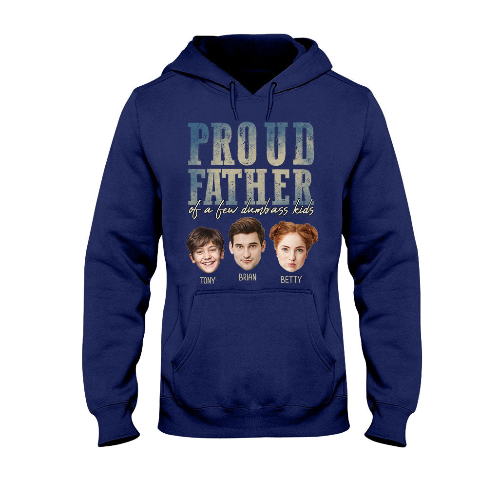 Stolzer Vater und Mutter einiger Dummköpfe – Personalisiertes Vater-T-Shirt und Hoodie