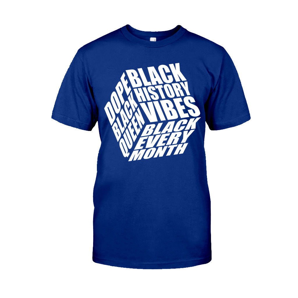 Schwarze Geschichte – Personalisiertes T-Shirt und Hoodie für Afroamerikaner