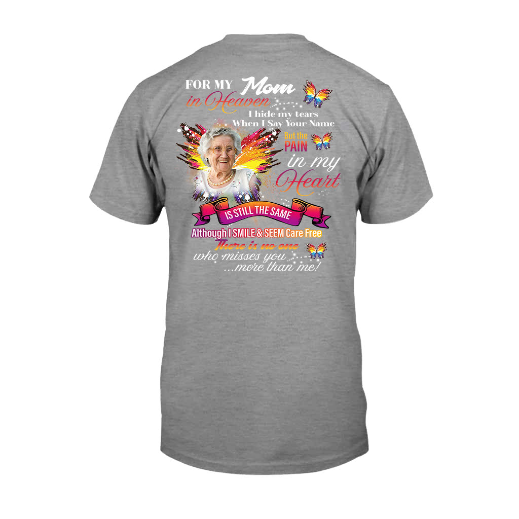 Für meinen/meine Liebste/n im Himmel – Ich verberge meine Tränen, wenn ich deinen Namen nenne – Personalisiertes Gedenk-T-Shirt und Hoodie