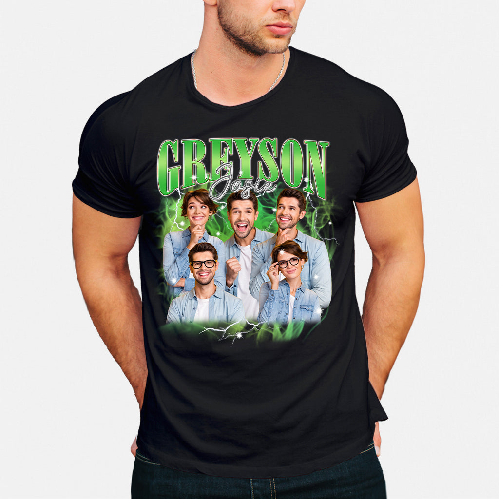 Individueller Text und Fotos – das perfekte Geschenk für jeden Anlass – personalisiertes T-Shirt und Hoodie