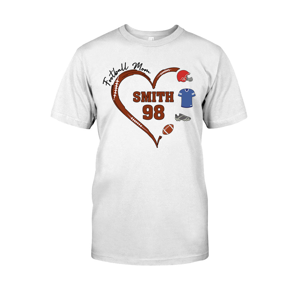 Fußballmama – Personalisiertes Fußball-T-Shirt und Hoodie