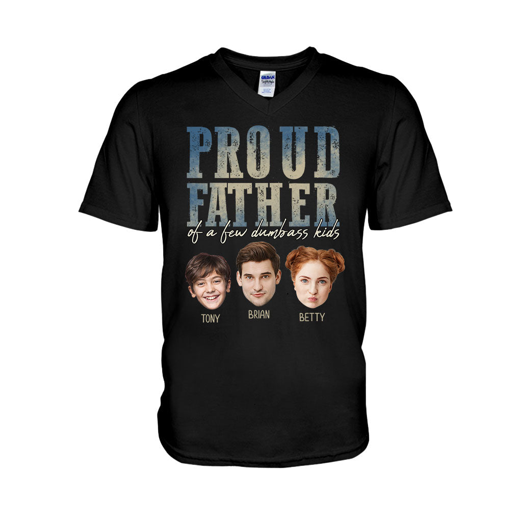 Stolzer Vater und Mutter einiger Dummköpfe – Personalisiertes Vater-T-Shirt und Hoodie