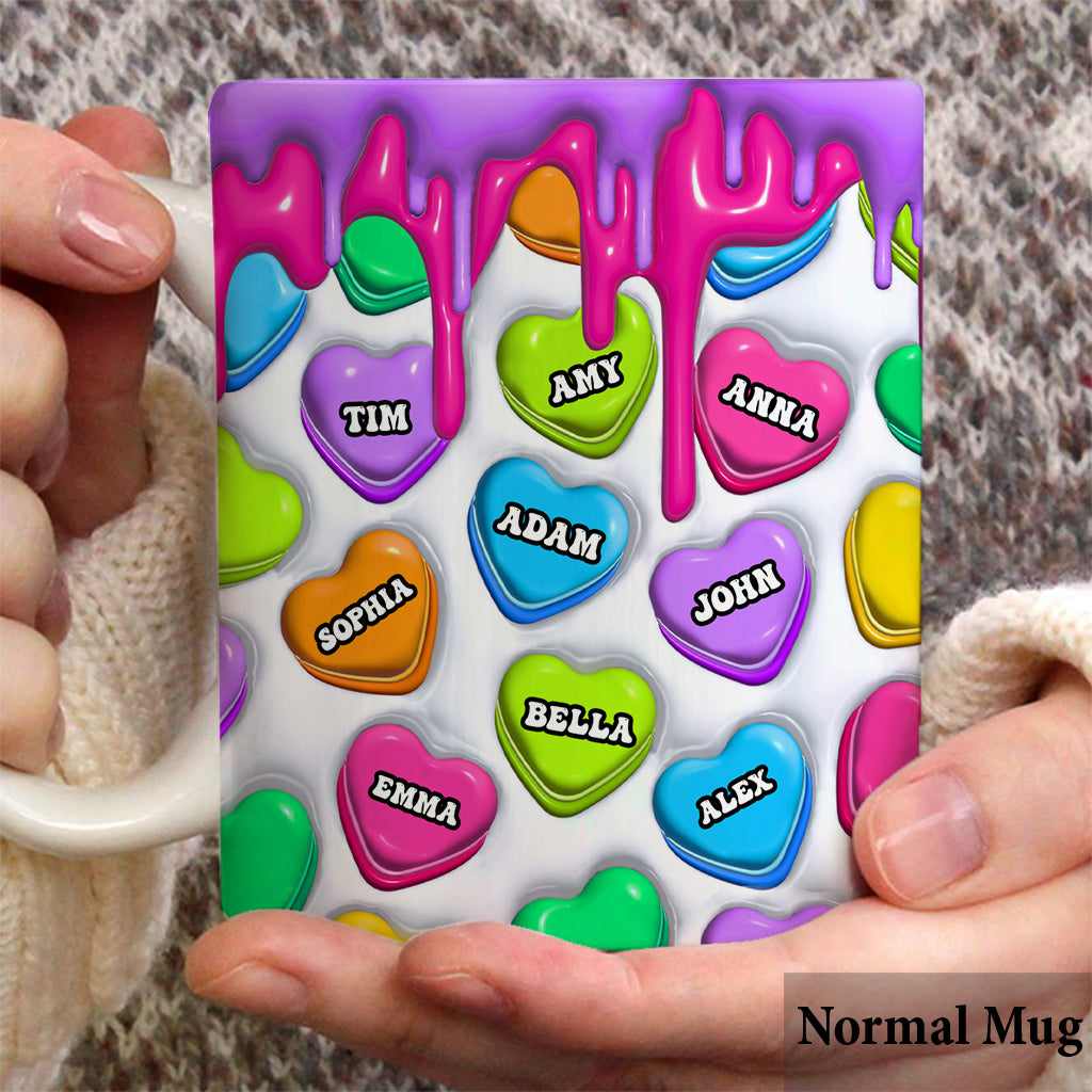 Gott wusste, dass mein Herz Liebe brauchte – personalisierte Oma-Tasse