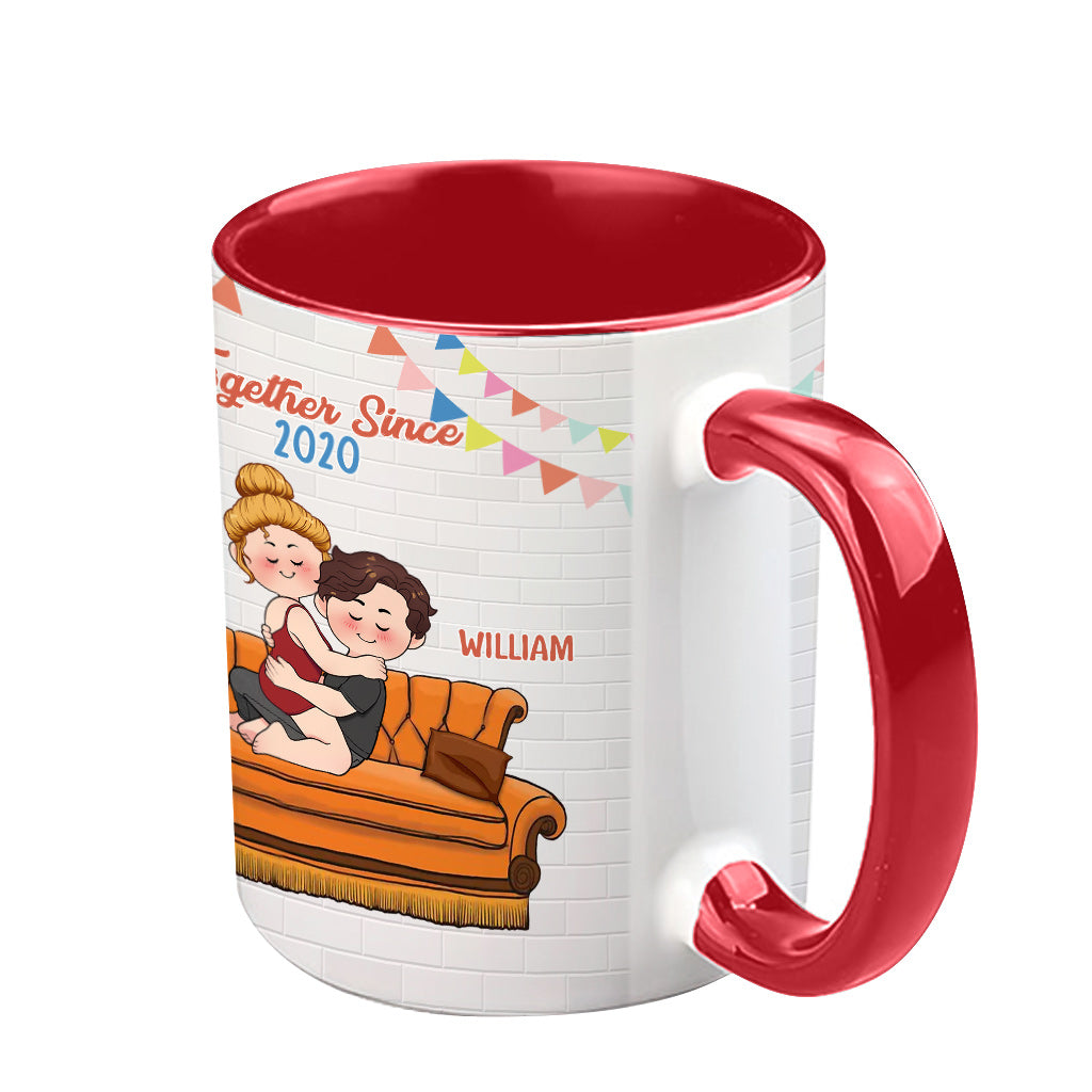 Ich gehöre dir – Keine Rückgabe oder Rückerstattung – Personalisierte Tasse für Paare