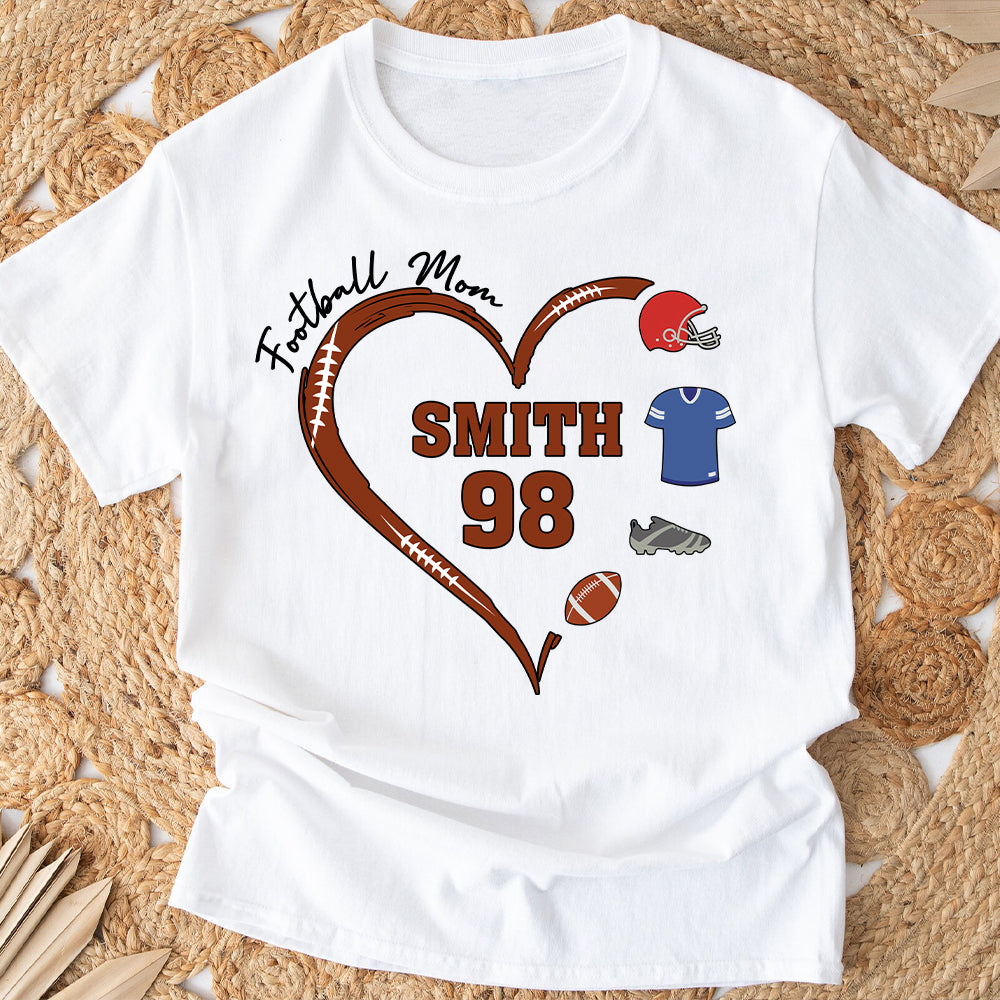 Fußballmama – Personalisiertes Fußball-T-Shirt und Hoodie