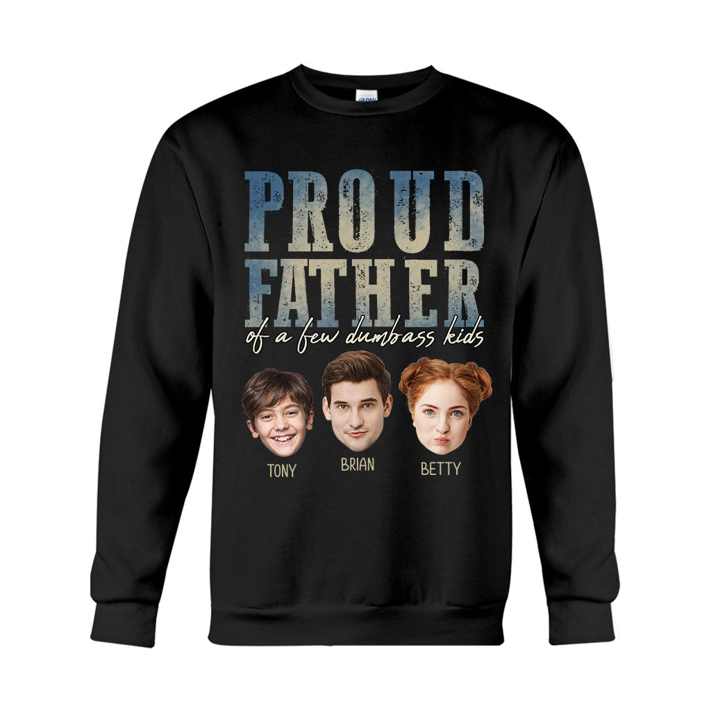 Stolzer Vater und Mutter einiger Dummköpfe – Personalisiertes Vater-T-Shirt und Hoodie