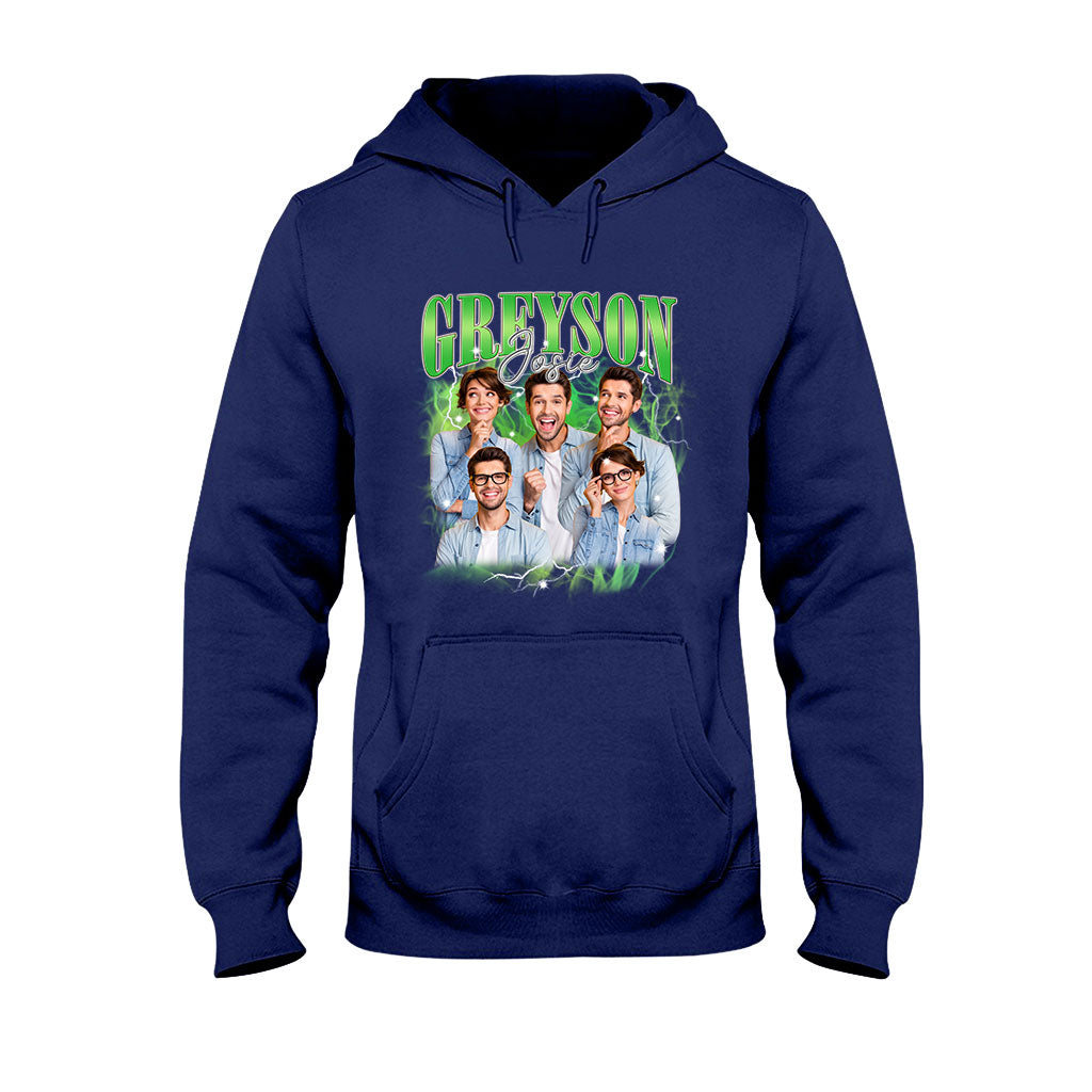 Individueller Text und Fotos – das perfekte Geschenk für jeden Anlass – personalisiertes T-Shirt und Hoodie