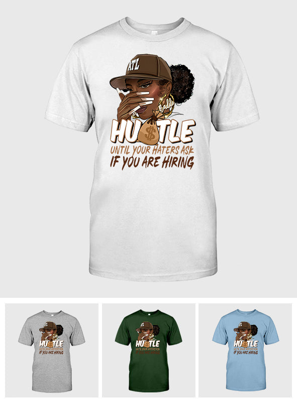 Hustle – T-Shirt und Hoodie für Afroamerikaner