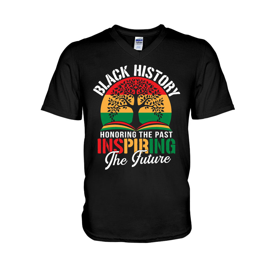 Schwarze Geschichte: Die Vergangenheit ehren, die Zukunft inspirieren – Personalisiertes T-Shirt und Hoodie für Afroamerikaner