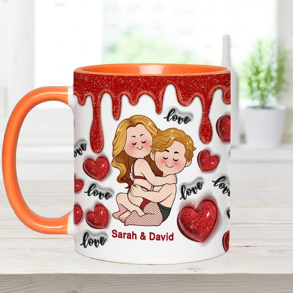 Ich liebe dich – Personalisierte Tasse für Paare