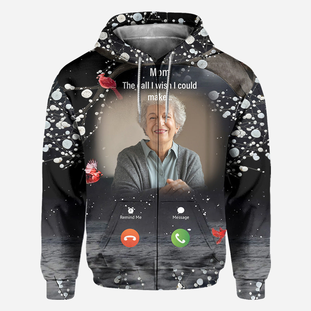 Jeder beliebige Titel – Der Anruf, den ich gerne tätigen würde – personalisiertes Gedenk-T-Shirt