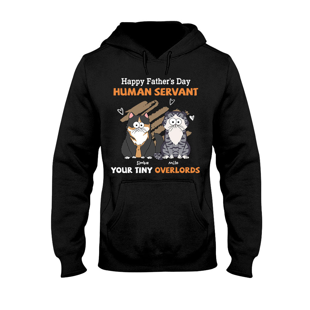An meinen menschlichen Diener – Personalisiertes Katzen-T-Shirt und Hoodie