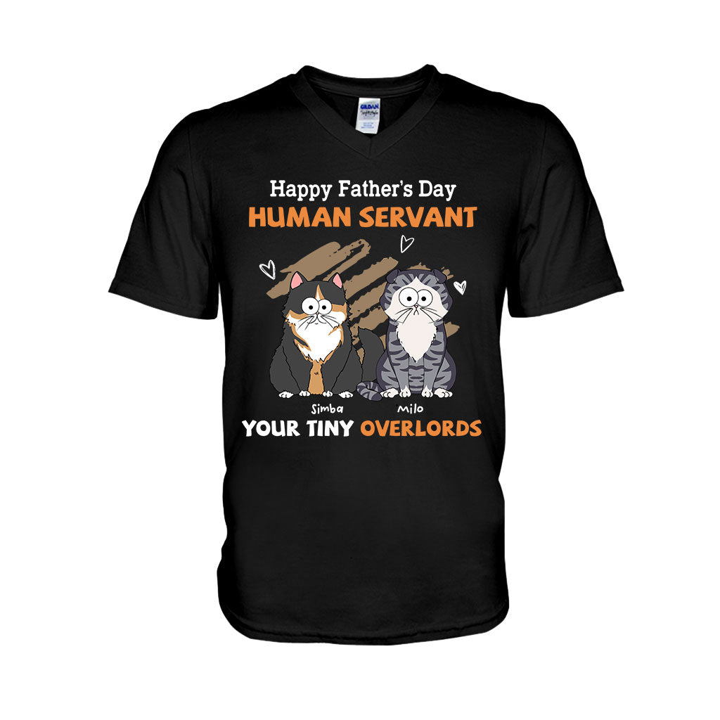 An meinen menschlichen Diener – Personalisiertes Katzen-T-Shirt und Hoodie