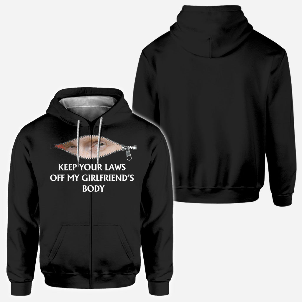 Keep Your Laws Off - Personalized Couple All Over Shirt