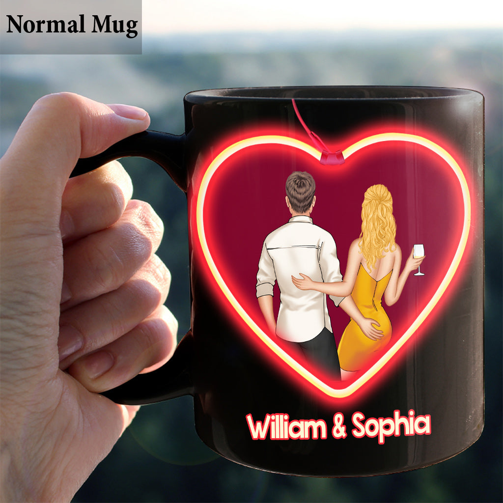 Ich wollte dich nur daran erinnern, dass ich dich liebe – personalisierte Tasse für Paare