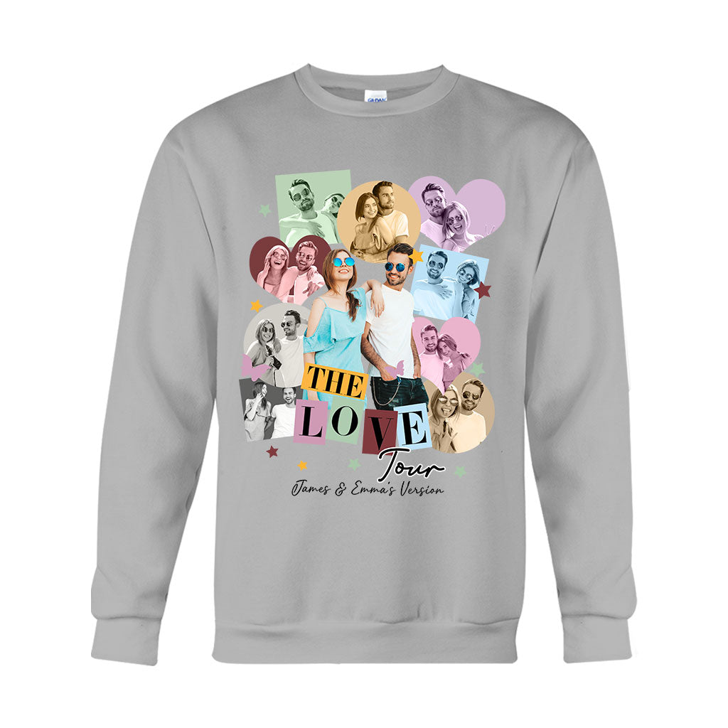 Die Love Tour – Unsere Version – Personalisiertes Partner-T-Shirt und Hoodie