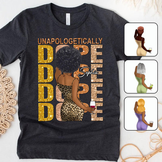 Unverhohlen cool – personalisiertes T-Shirt und Hoodie für Afroamerikaner
