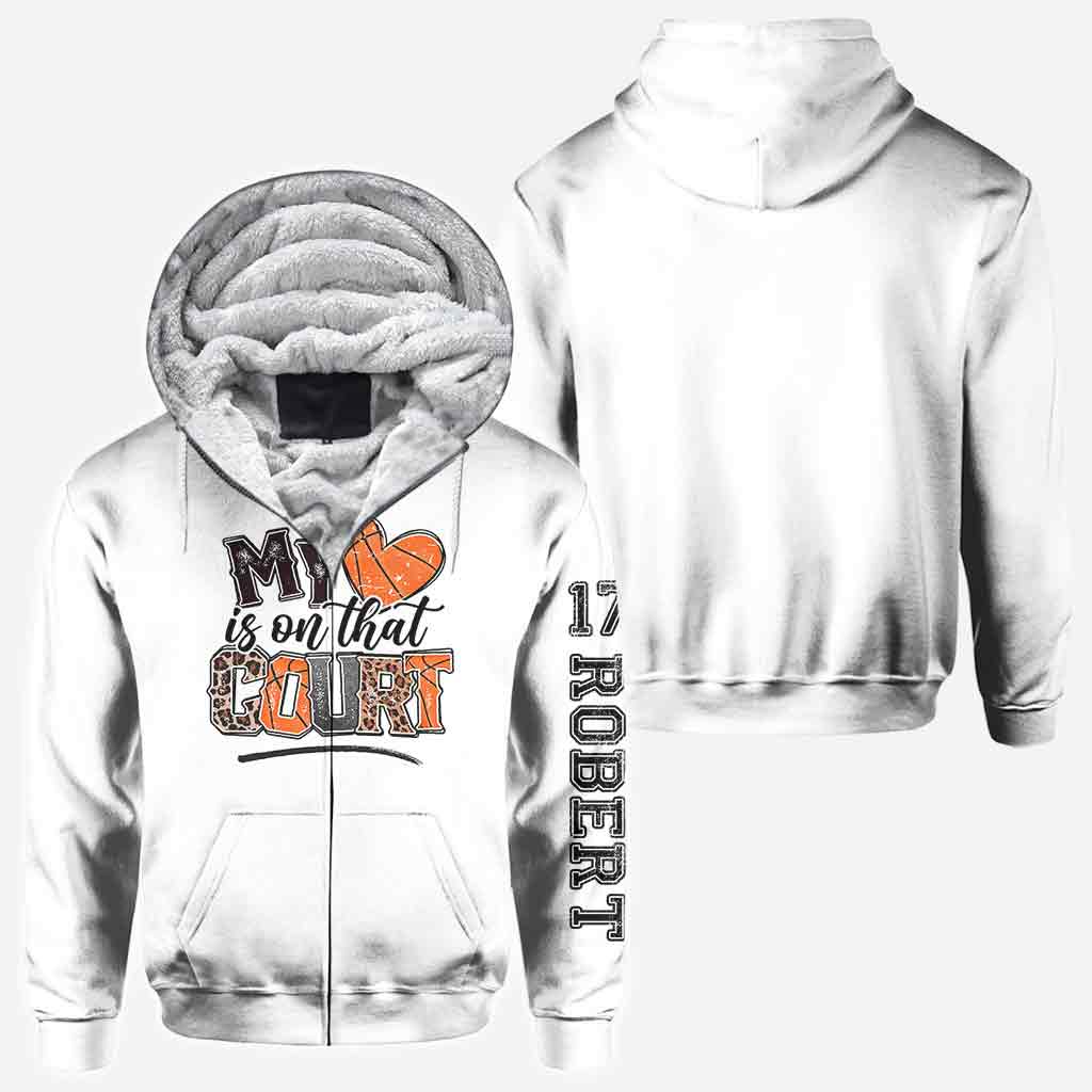 Mein Herz schlägt für diesen Basketballplatz – Personalisiertes Basketball-Shirt